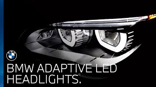 BMW UK  BMW Adaptive LED Headlights [upl. by Lleroj]