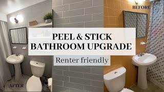 How to Install Peel and Stick Tile Backsplash because its SO EASY  Tiera Lovelle [upl. by Ysiad748]