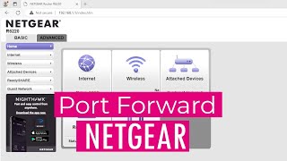 How to Port Forwarding on NETGEAR router [upl. by Ingvar]