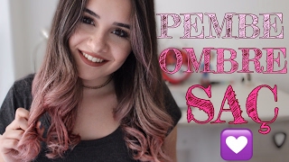 Saçlarımı Pembeye Boyadım PINK OMBRE HAIR  LOREAL COLORISTA [upl. by Markson]