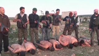 Does execution video prove Syrian rebels to be extremists [upl. by Eriha514]