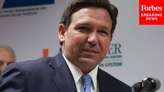 Florida Gov Ron DeSantis Announces Record State Budget Surplus [upl. by Sharos]