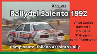 26° Rally del Salento 1992 [upl. by Meeker804]