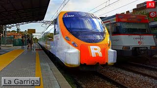 La Garriga R3  Rodalies Barcelona  Renfe Civia  447 [upl. by Aseek]