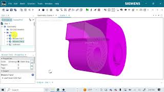 STARCCM Basic 2D Blower Fan MRF Approach [upl. by Eiaj]