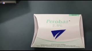 Perobar 25 Soap  Perobar Soap  Benzoyl Peroxide Cleansing Bar  Perobar Bar  Perobar 25 Soap [upl. by Karol]