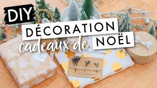 5 DIY amp ASTUCES POUR DÉCORER ET PERSONNALISER SES CADEAUX DE NOËL [upl. by Vasili290]