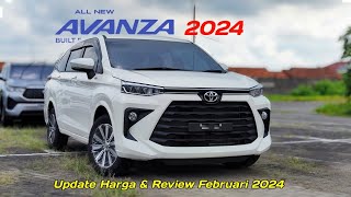 Update Harga Toyota Avanza 2024 amp Review Februari 2024 [upl. by Yenruogis]