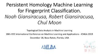 Persistent Homology Machine Learning for Fingerprint Classification [upl. by Reinal]