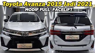 Modifikasi Toyota Avanza 2015 type G jadi Full Facelift 2021 Veloz menolaktua [upl. by Nirrek]