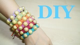 Beading DIY  Shamballa bracelet [upl. by Elakram164]