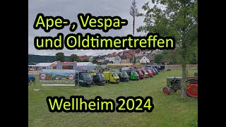 Ape Vespa und Oldtimertreffen Wellheim 2024 [upl. by Harwell7]