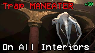 v60 How To Trap The MANEATER On All Interiors  Lethal Company [upl. by Ellenod]