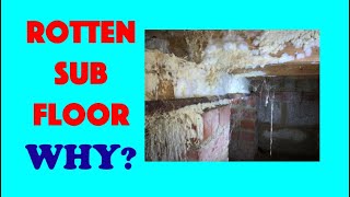 Suspended timber floor decay causes [upl. by Asirralc]