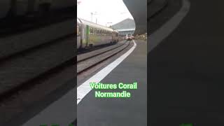 corail Normandie sncf train trainspotting iledefrance tgv railway [upl. by Kremer]