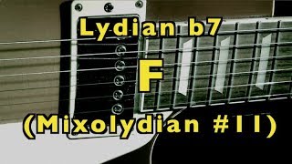 Mystical lydian b7  mixolydian 11  lydian dominant  Backing Track [upl. by Christos695]