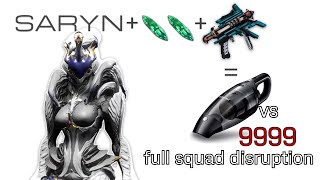 WARFRAME  Saryn amp Ocucor vs 9999  vacuum cleaner  SP level cap  Full Run [upl. by Adiaj]