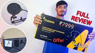 Maono AuPm422 Microphone Review Maono Au Pm422 Condensor Microphone Unboxing And full Review [upl. by Milli]