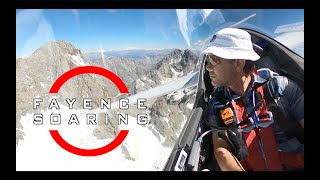 Glider pilot flies to the heart of the French Alps [upl. by Anirtek944]