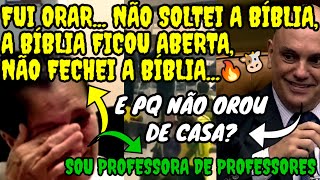 ðŸš¨ CHORADEIRA PROFESSORA GOLPISTA GARANTE QUE NÃƒO FECHOU A BÃBLIA DURANTE INTENTONA BOLSONARISTA [upl. by Aicinoid875]