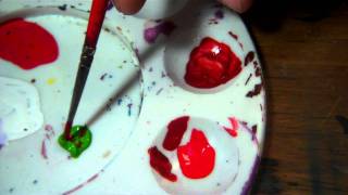 How to Mix a darker red paint [upl. by Yoccm]