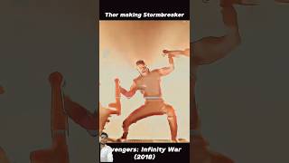 Thor making stormbreaker 😱 average infinity waar 2018 shortvideo youtubeshorts movie hollywood [upl. by Enivid600]