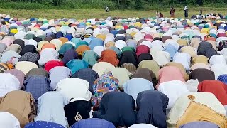 Nigeria Muslims in Lagos celebrate Eid alAdha [upl. by Anael256]