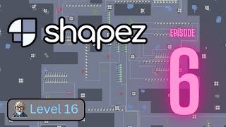 Finish level 16 In Shapez How to Play Ep 6 [upl. by Ayadahs771]