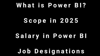 What is Power BI  Salary in Power BI  Power BI Salary in India Fresher  Power BI Salary  Hindi [upl. by Notkcorb392]