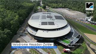 HeusdenZolder Velodrome Waterproofing with RENOLIT ALKORPLAN Classic PVC Membrane [upl. by Mart381]