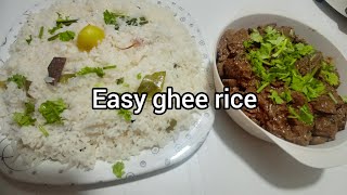 easy ghee rice recipes simple ghee rice mashallah 👌 💯👍🔥 [upl. by Nylekoorb]