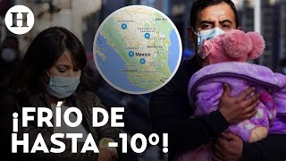 Frentes fríos 13 y 14 ingresan a México provocará temperaturas de hasta 10 grados en estos estados [upl. by Igenia825]