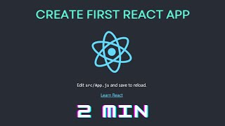 Create first react app in vscode  Create react app and run react app [upl. by Eisse]