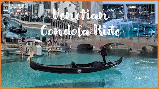 Authentic Venetian Gondola Rides at The Venetian Resort Las Vegas lasvegas venetianlasvegas [upl. by Millman]