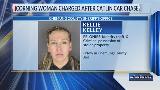 Corning woman charged after Catlin car chase [upl. by Ellehcir]