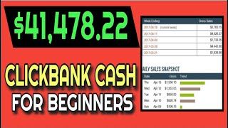 Clickbank Affiliate Marketing For Beginners Step By Step  1000 Day Tutorial [upl. by Venuti]