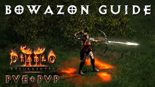 Bosslike Bowazon High End PvE and PvP Amazon Build Diablo 2 Resurrected Character Guide [upl. by Delacourt]