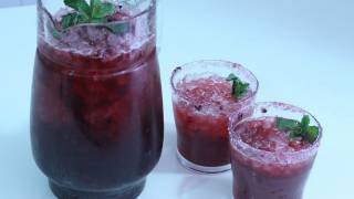 Limonada de Mora amp Menta  Blackberry mint lemonade [upl. by Ardna]