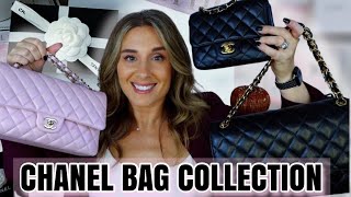 ENTIRE CHANEL HANDBAG COLLECTION 🖤CHANEL 24A UNBOXING [upl. by Enelhtak344]