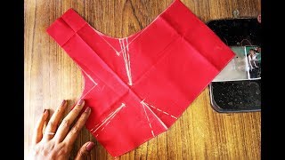 Blouse Stitching in Tamil DIY [upl. by Anahsak]