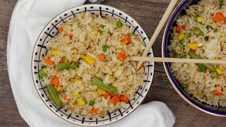 Plain Fried Rice Recipe  Fried Rice Better Than Takeout  Episode 242 [upl. by Eva158]