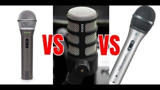 Rode Podmic Vs Audio Technica ATR2100 Vs Samson Q2U Review and Comparison [upl. by Athalia]