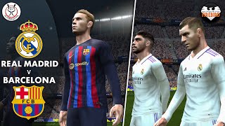 PES 6 Firebird Patch 23  Real Madrid v Barcelona  Super Cup  Final  Realistic Match Gameplay [upl. by Nelyag]