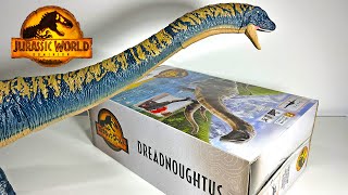 New Dreadnoughtus Unboxing and Reviewing the Jurassic World Dominion Dreadnoughtus [upl. by Zulema]