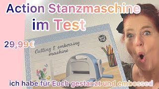 Action Stanzmaschine ❤️ 2999 €🤩 für Euch getestet 👍 Hot oder Schrott  🤬 Mein Fazit  🤭 [upl. by Snider282]