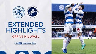 🤩Derby Day Delight  Extended Highlights  QPR 20 Millwall [upl. by Llebasi]