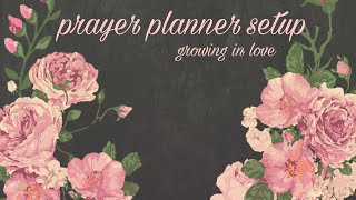 Prayer Planner Setup [upl. by Elahcar165]