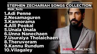 Stephen Zechariah songs collection Stephen Zechariah ft Srinisha Jayaseelan Tamil love songs [upl. by Aikemal]