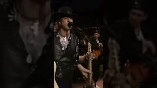 SMOOTHEST guitar change ever rocknroll guitar srv [upl. by Ahsemed]