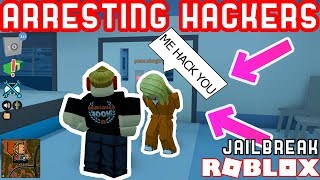 GIVING LS TO STUPID NO CLIP HACKERS  Roblox Jailbreak Hacker Hunting [upl. by Llehsad]